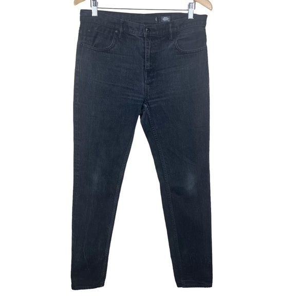 Denim X Alexander Wang Style 002 Tapered Leg Relaxed Fit Black Jeans Size 28 - Picture 1 of 13
